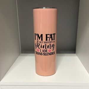 Trans Slender Peach Insulated Tumbler